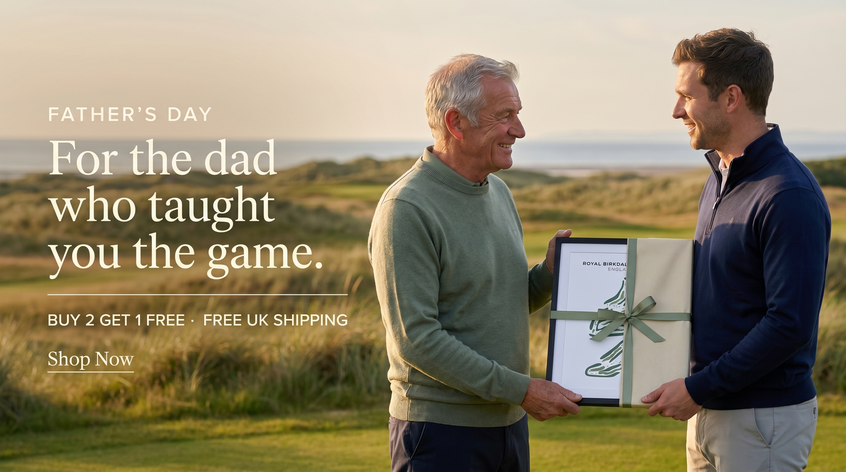 Father's Day banner — for the dad who taught you the game
